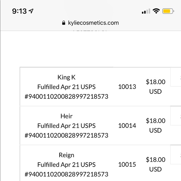 Kylie Cosmetics Metal Single Heir 100% Authentic - Picture 3 of 3